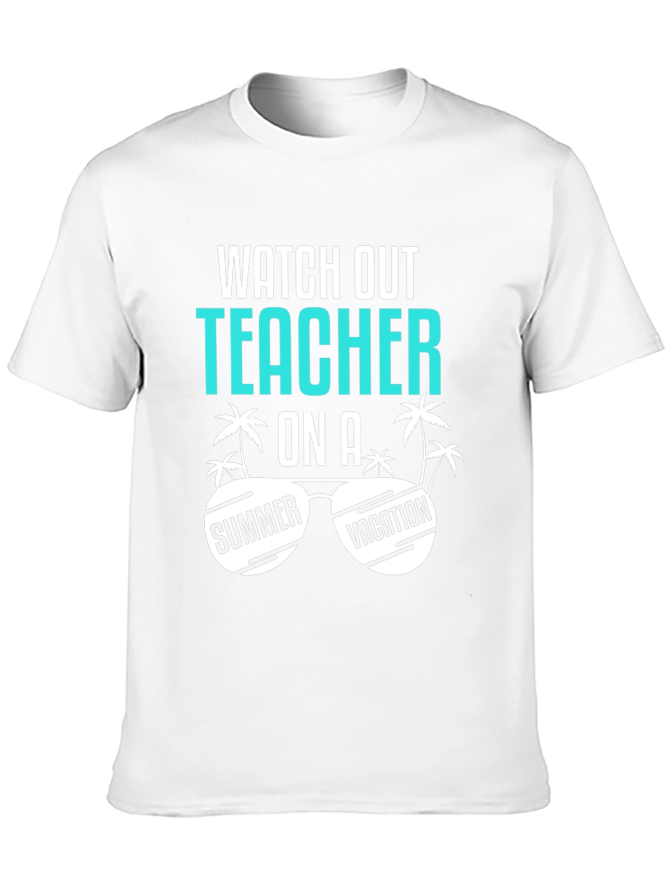 Black Teacher Summer Vacation T-Shirt view 10