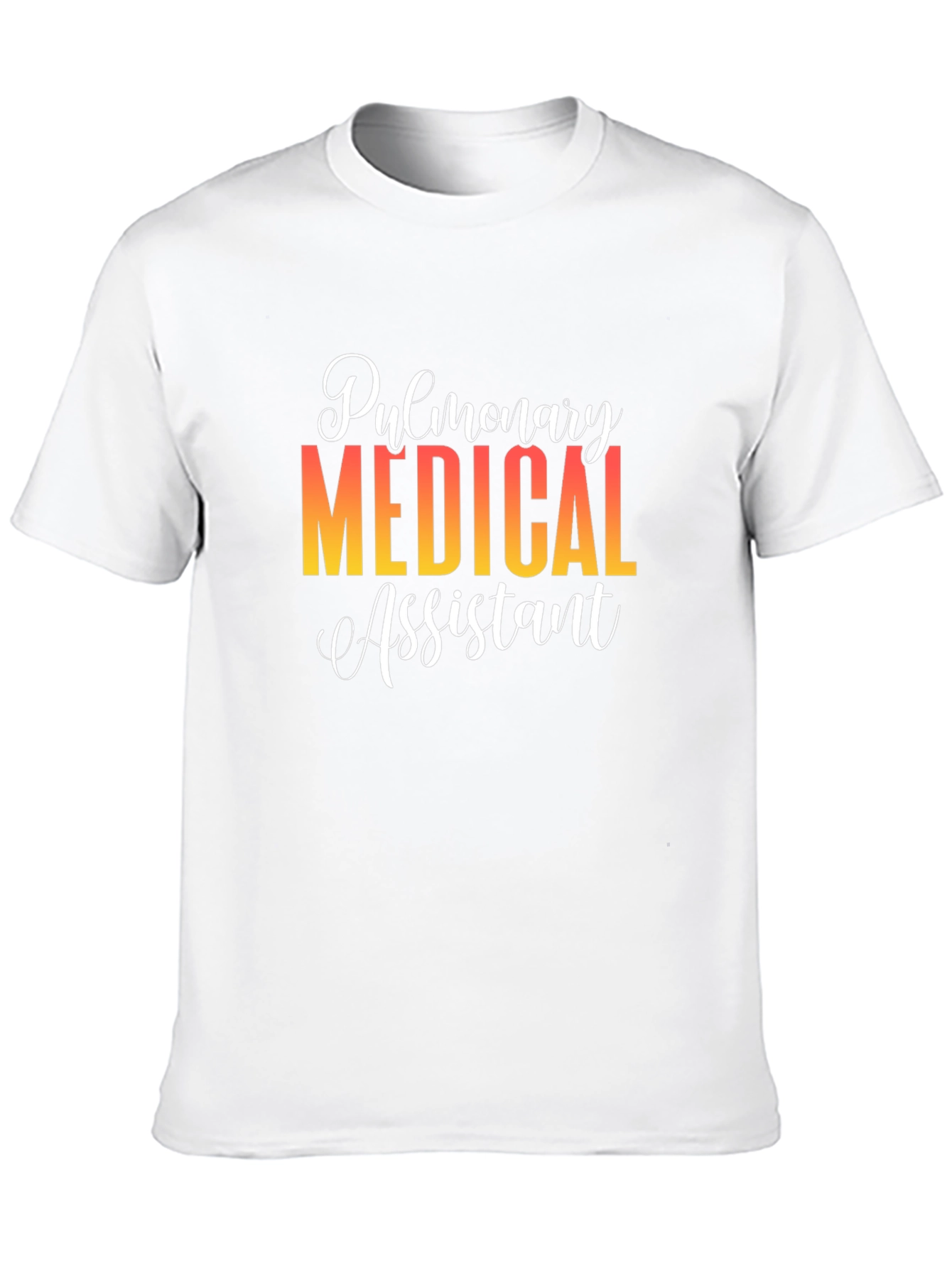 Black Pulmonary Medical Assistant Black T-Shirt view 10