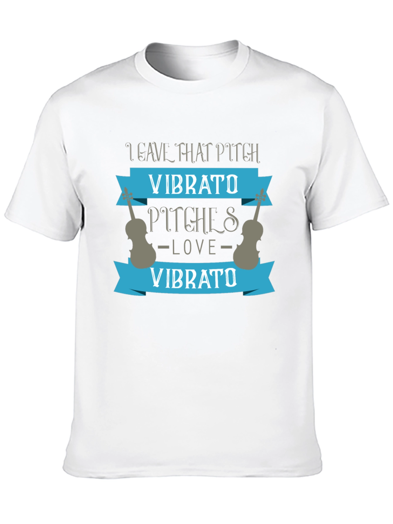 Black Vibrato Music Lover Graphic T-Shirt view 10