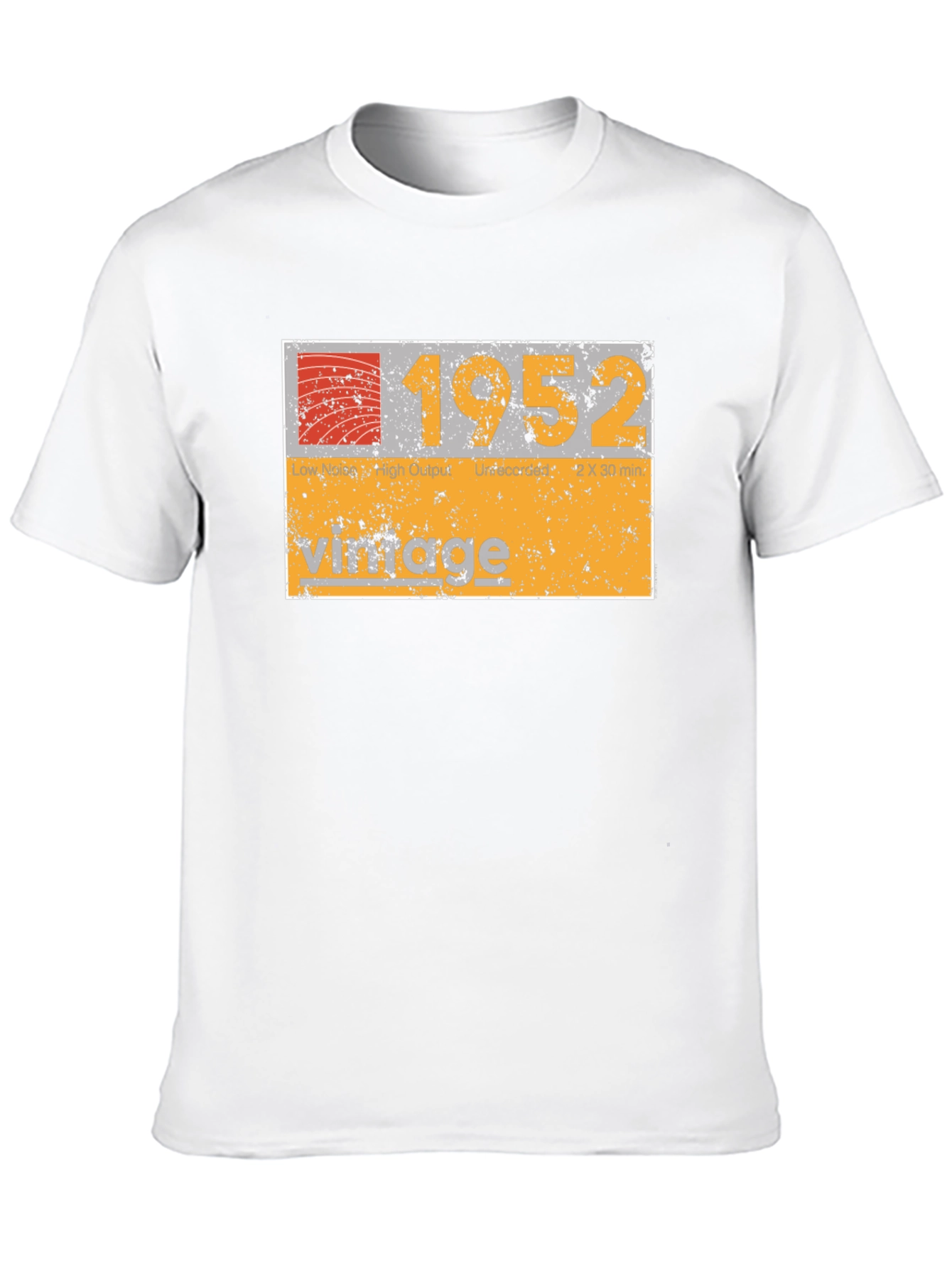 Black Vintage 1952 Cassette Tape T-Shirt view 10