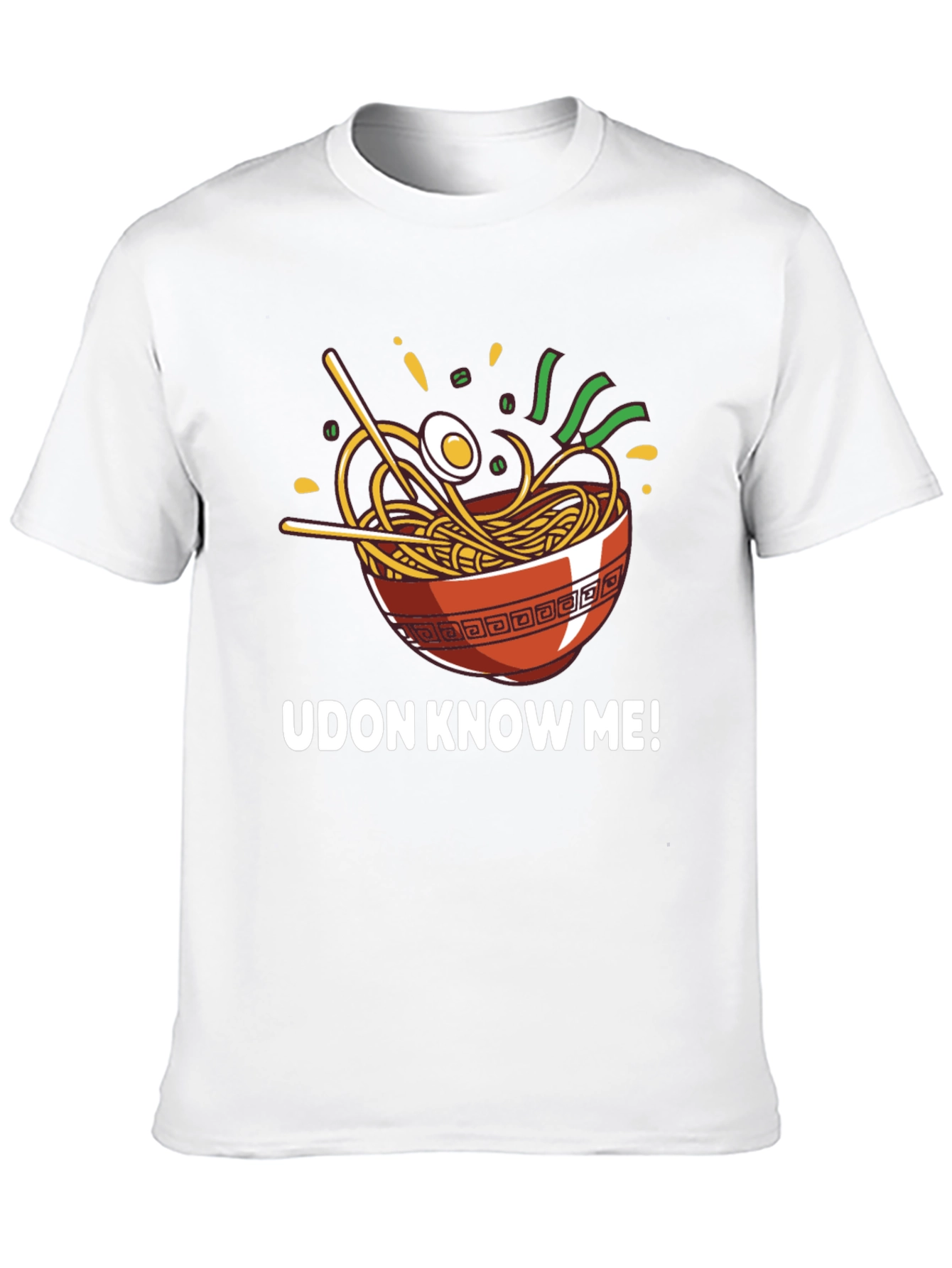 Black Udon Know Me! Ramen Graphic T-Shirt view 10