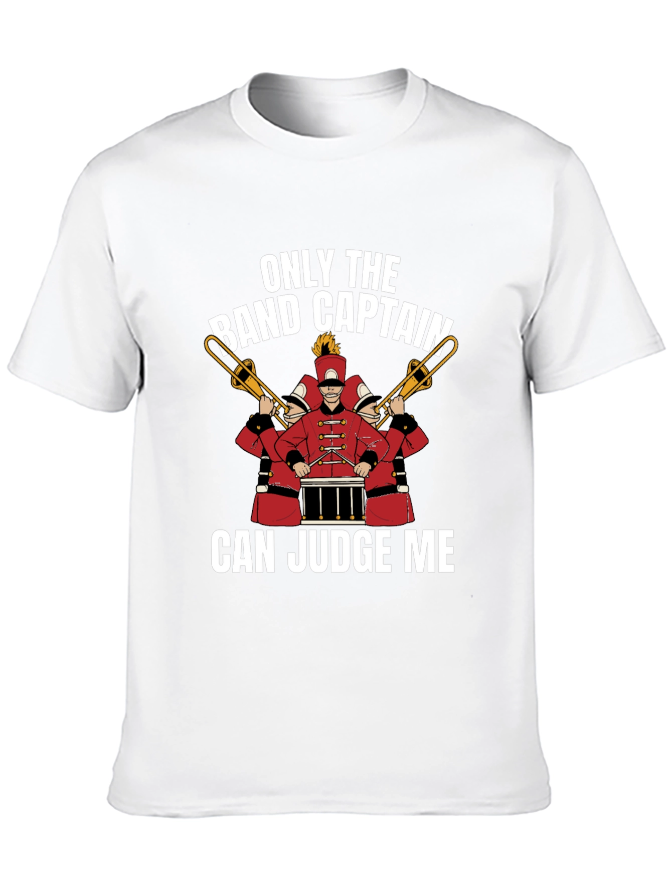 Black Band Captain Judge T-Shirt - Musician Humor view 10