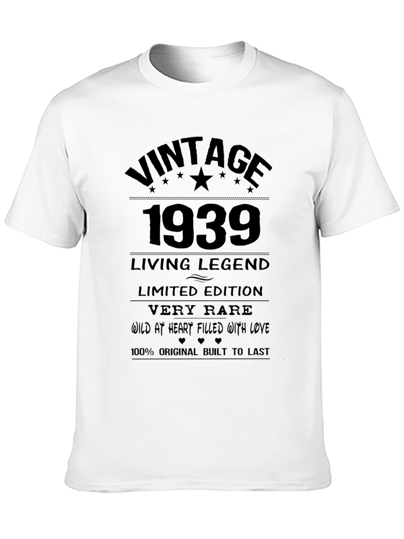 Black Vintage 1939 Living Legend T-Shirt - Limited Edition view 10