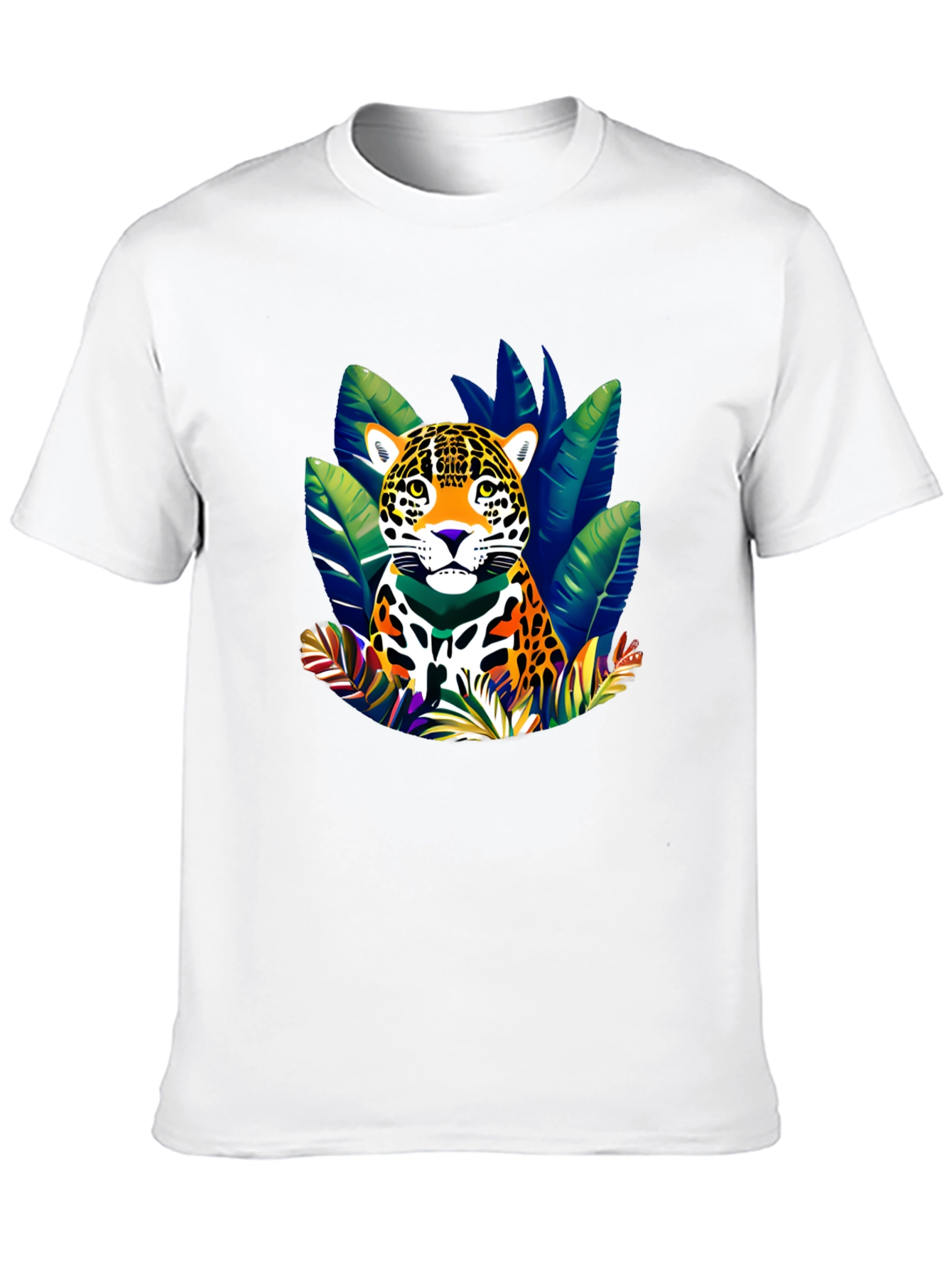 Black Jaguar Jungle Graphic T-Shirt - Bold Wildlife Design view 10