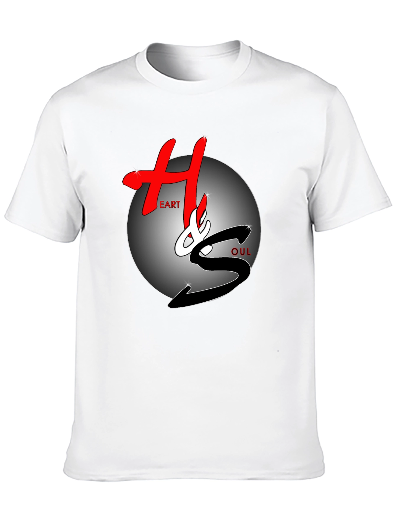 Black Heart & Soul Graphic Tee - Stylish Black T-Shirt view 10