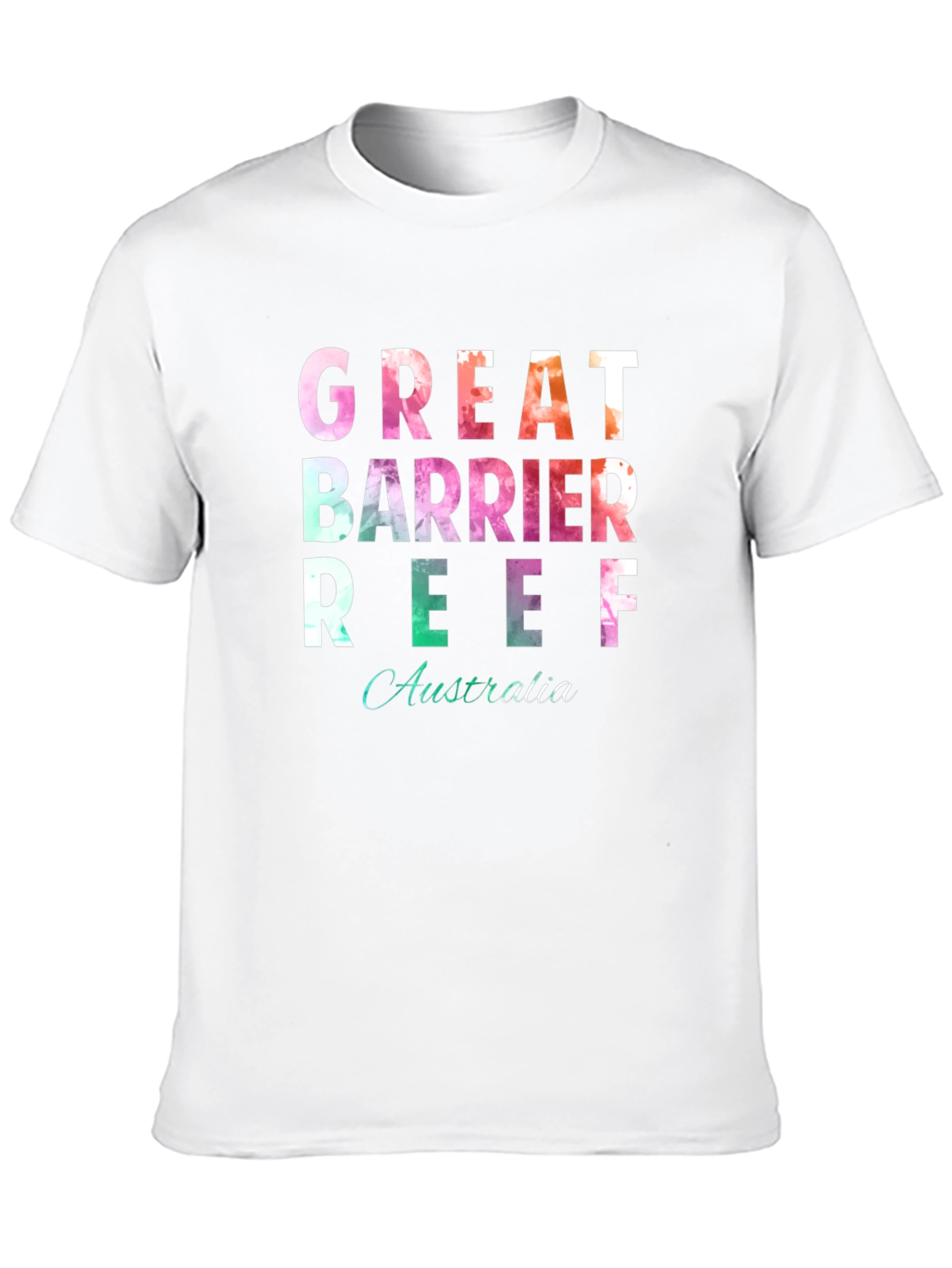 Black Great Barrier Reef Australia T-Shirt view 10