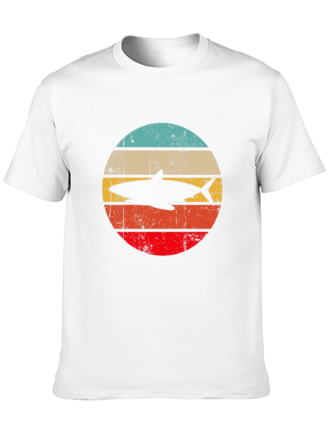 Black Retro Shark Graphic Tee - Black view 10