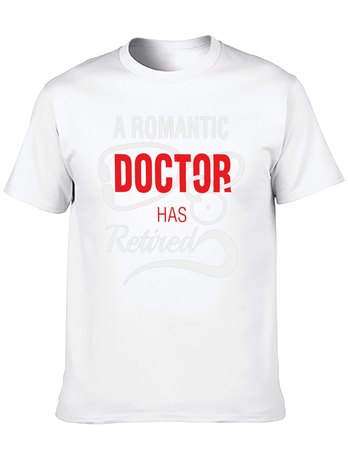 A Romantic Doctor Has Retired Black T-Shirt - 10