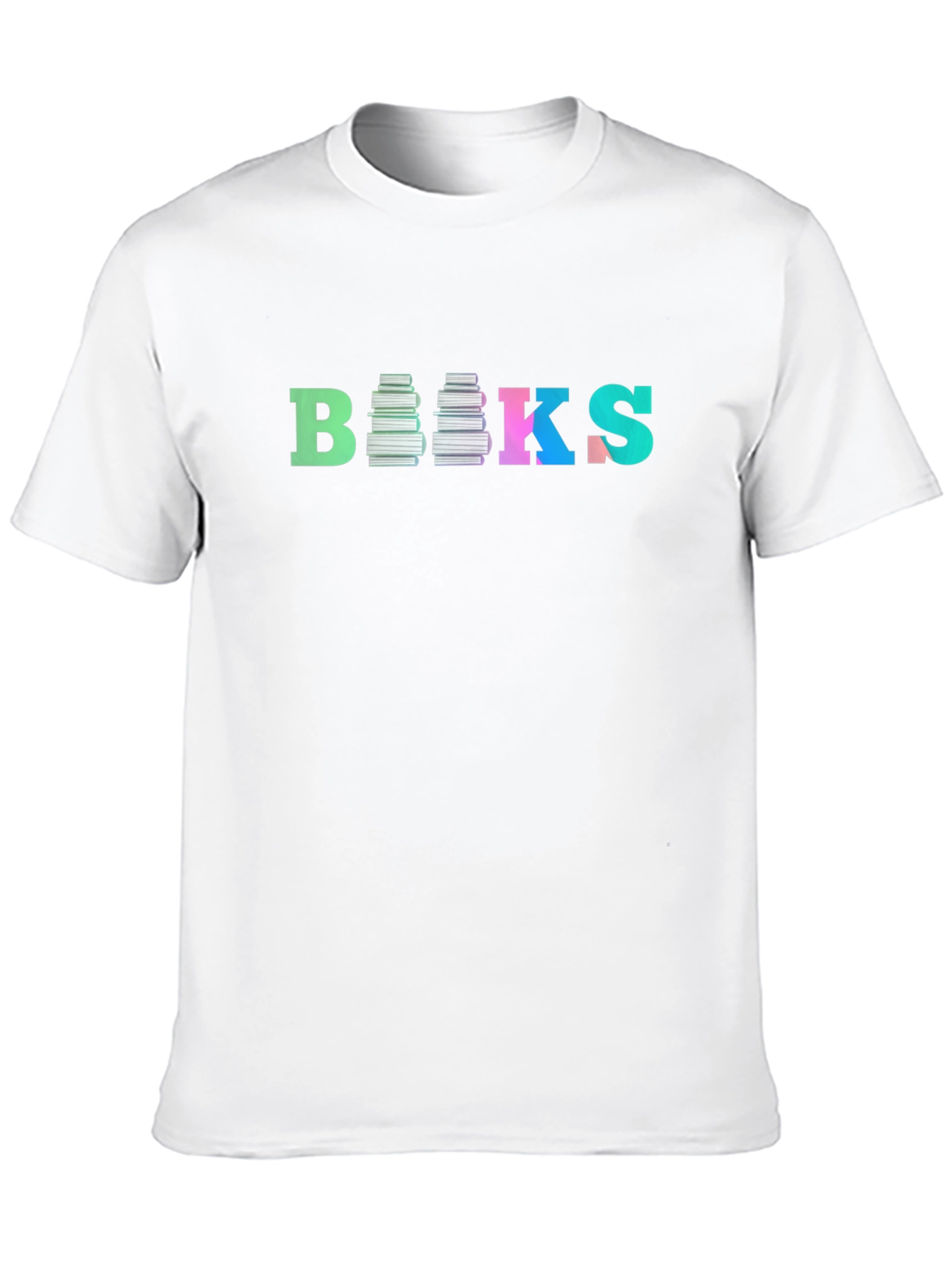 Black Colorful "Books" Graphic T-Shirt view 10
