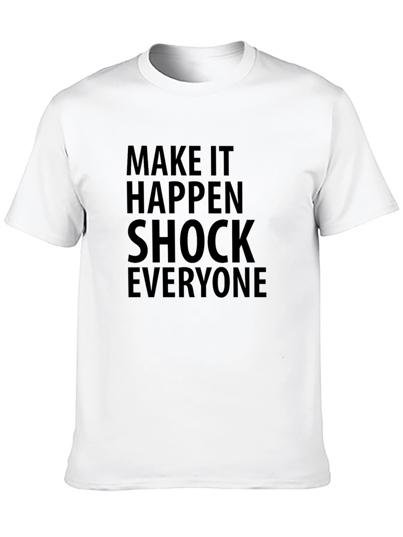 Black Make It Happen Graphic Tee view 10