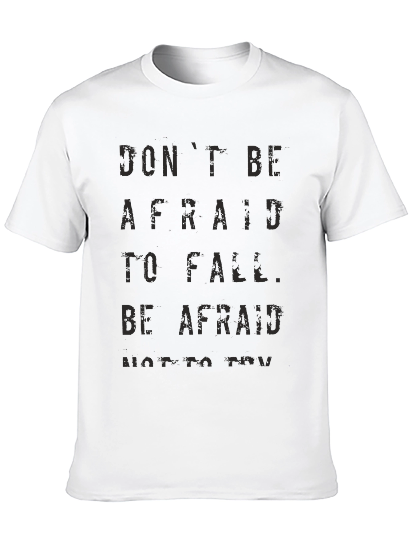 Black Don't Be Afraid T-Shirt view 10