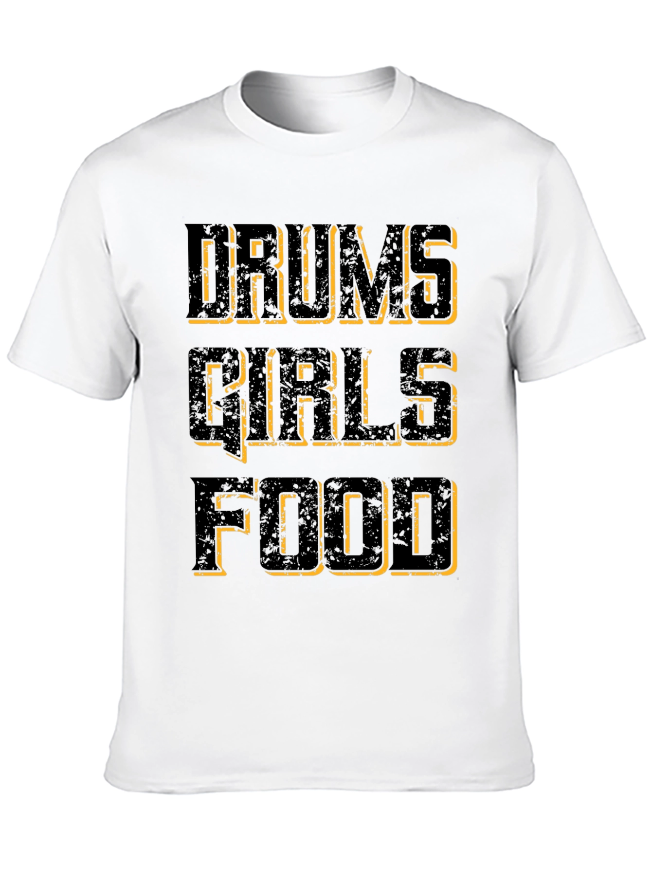 Black Drums Girls Food Graphic Tee view 10