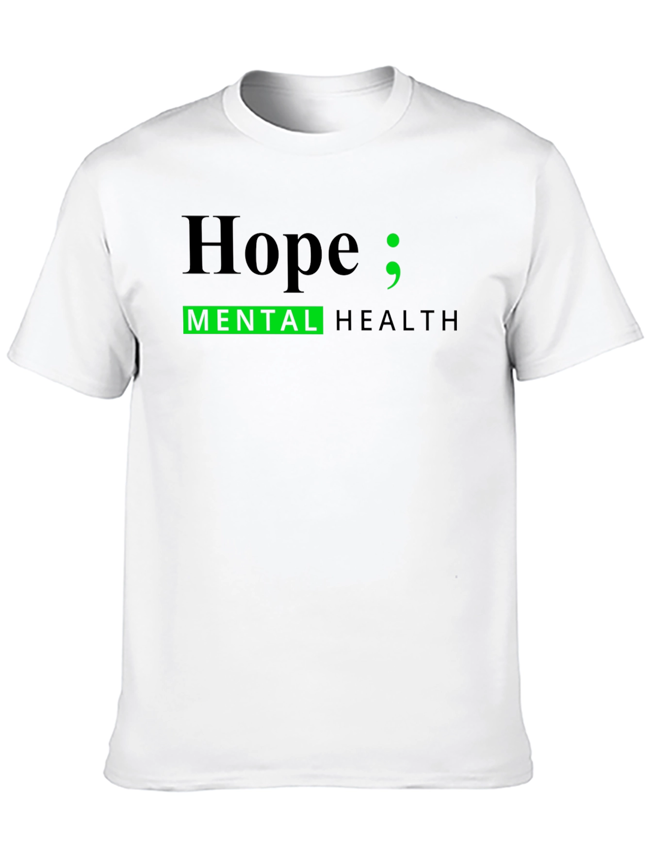 Black Hope; Mental Health Awareness T-Shirt view 10