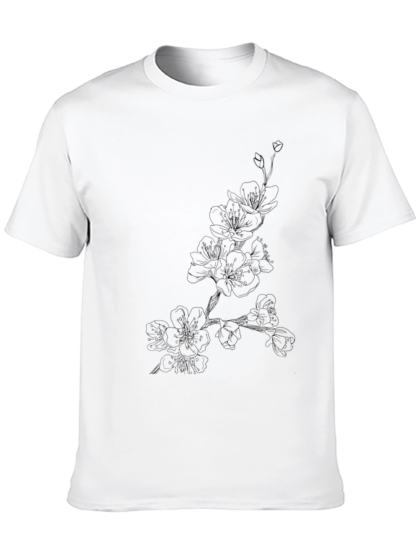 Black Black Blossom Tee - Stylish Comfort view 10