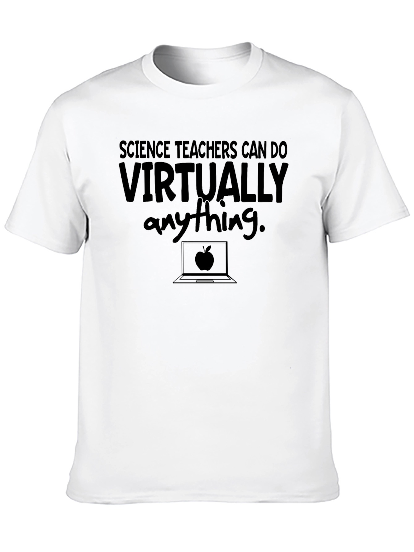 Black Science Teachers Can Do Virtually Anything Graphic Tee view 10