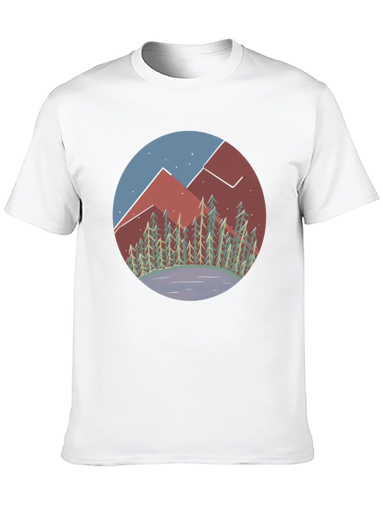 Black Mountain Vista Graphic Tee - Unisex Black Shirt view 10