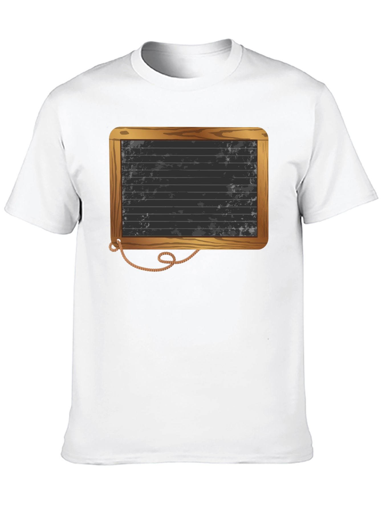 Novelty Blackboard Graphic Tee - Vintage Style - 10