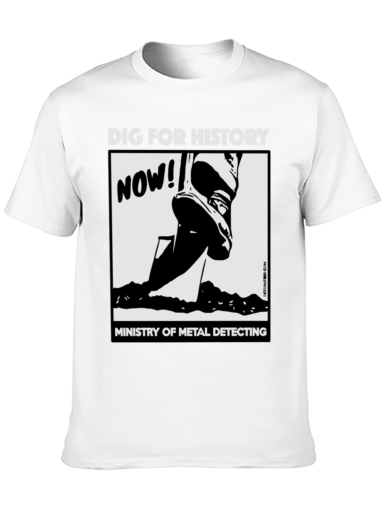 Black Dig For History Metal Detecting T-Shirt view 10