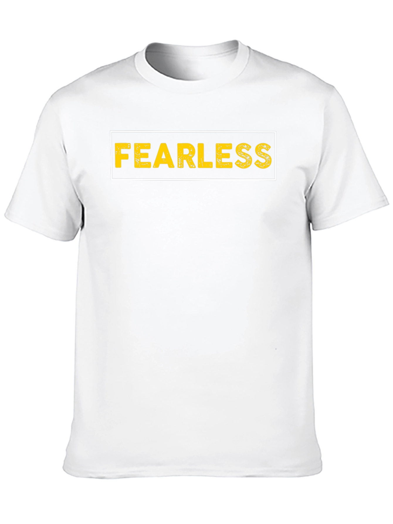 Black Fearless Graphic Tee - Men's Black T-Shirt view 10