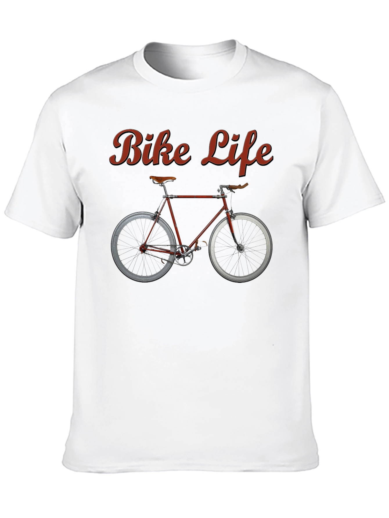 Black Bike Life Graphic Tee - Black view 10