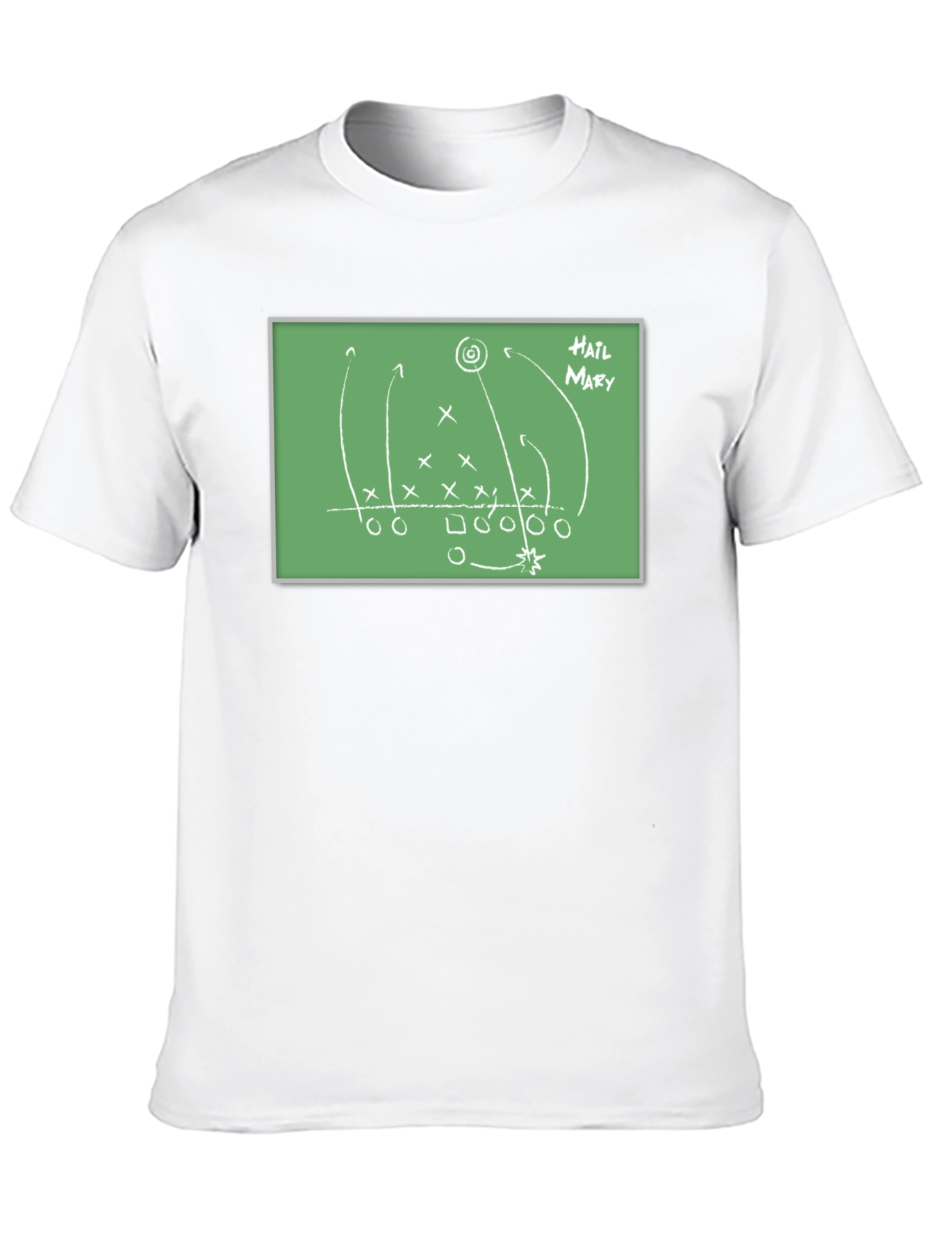 Black Hail Mary Football Play T-Shirt view 10