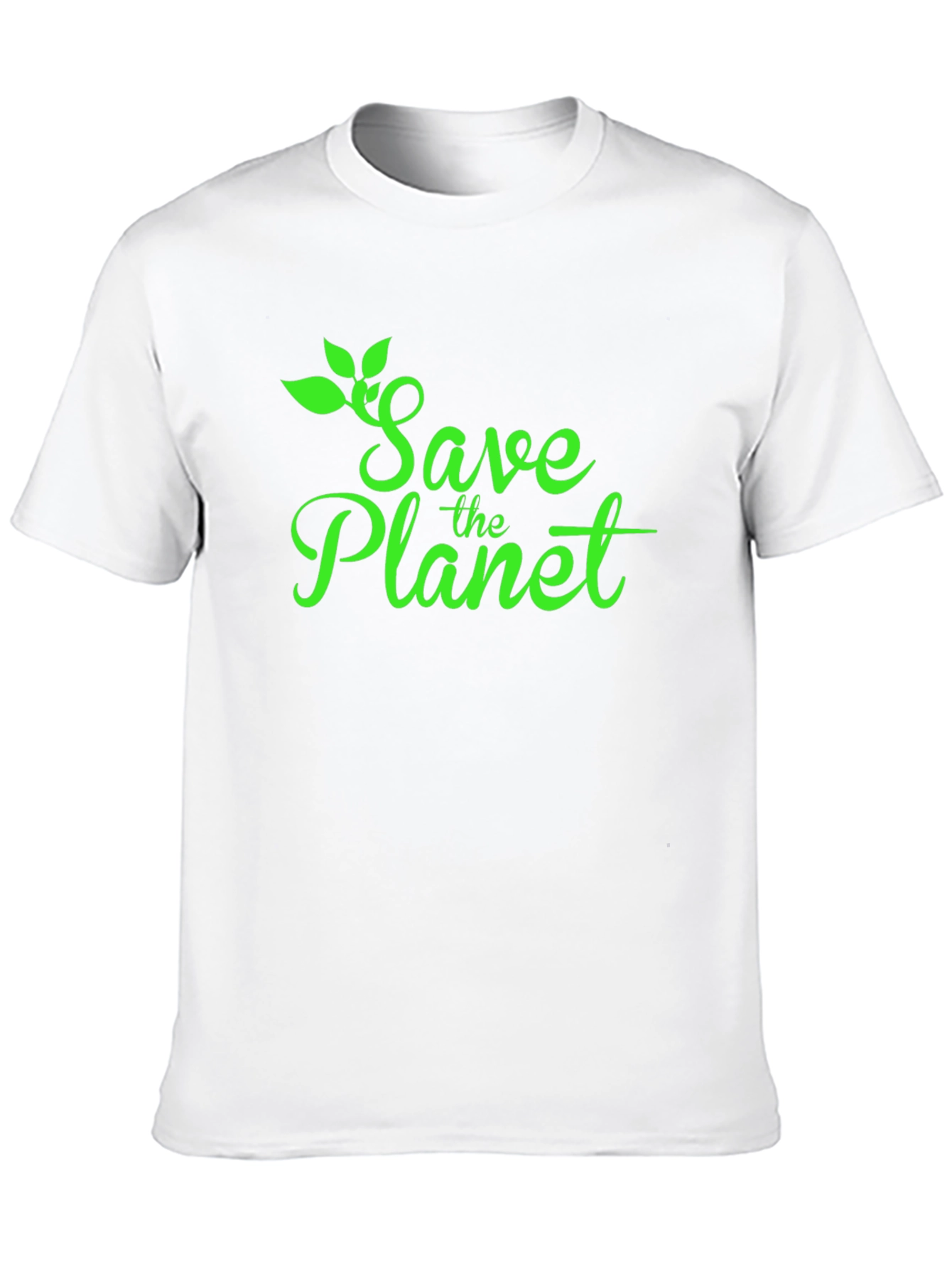 Black Save the Planet Graphic Tee - Eco-Friendly Fashion view 10