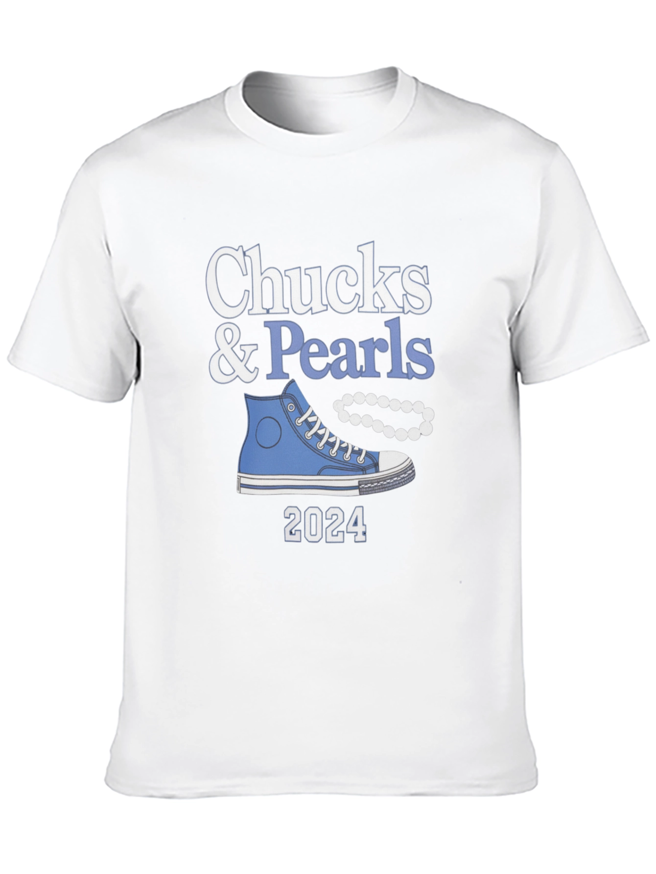 Black Chucks & Pearls 2024 T-Shirt view 10