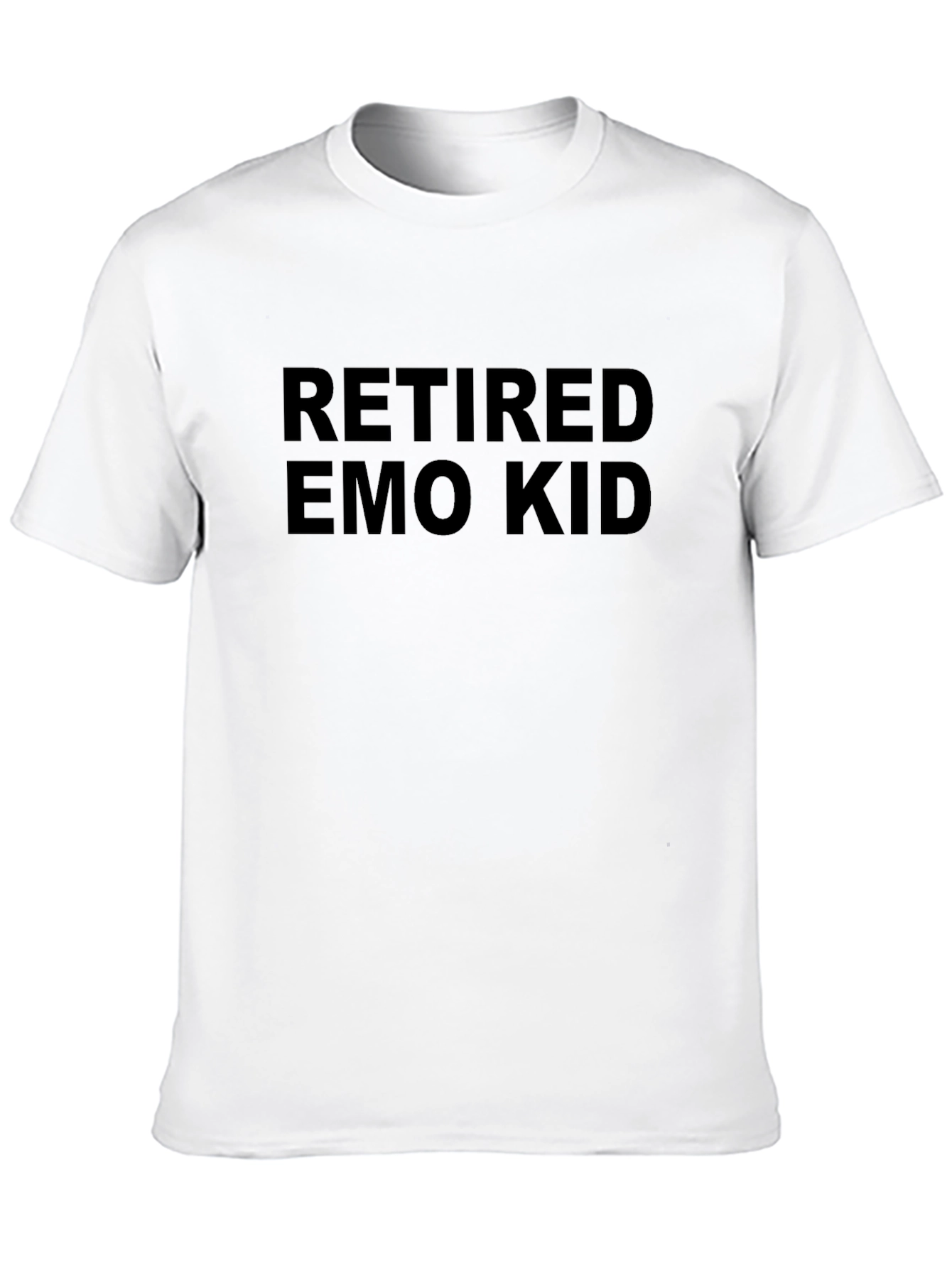 Black Retired Emo Kid Graphic Tee - Black view 10