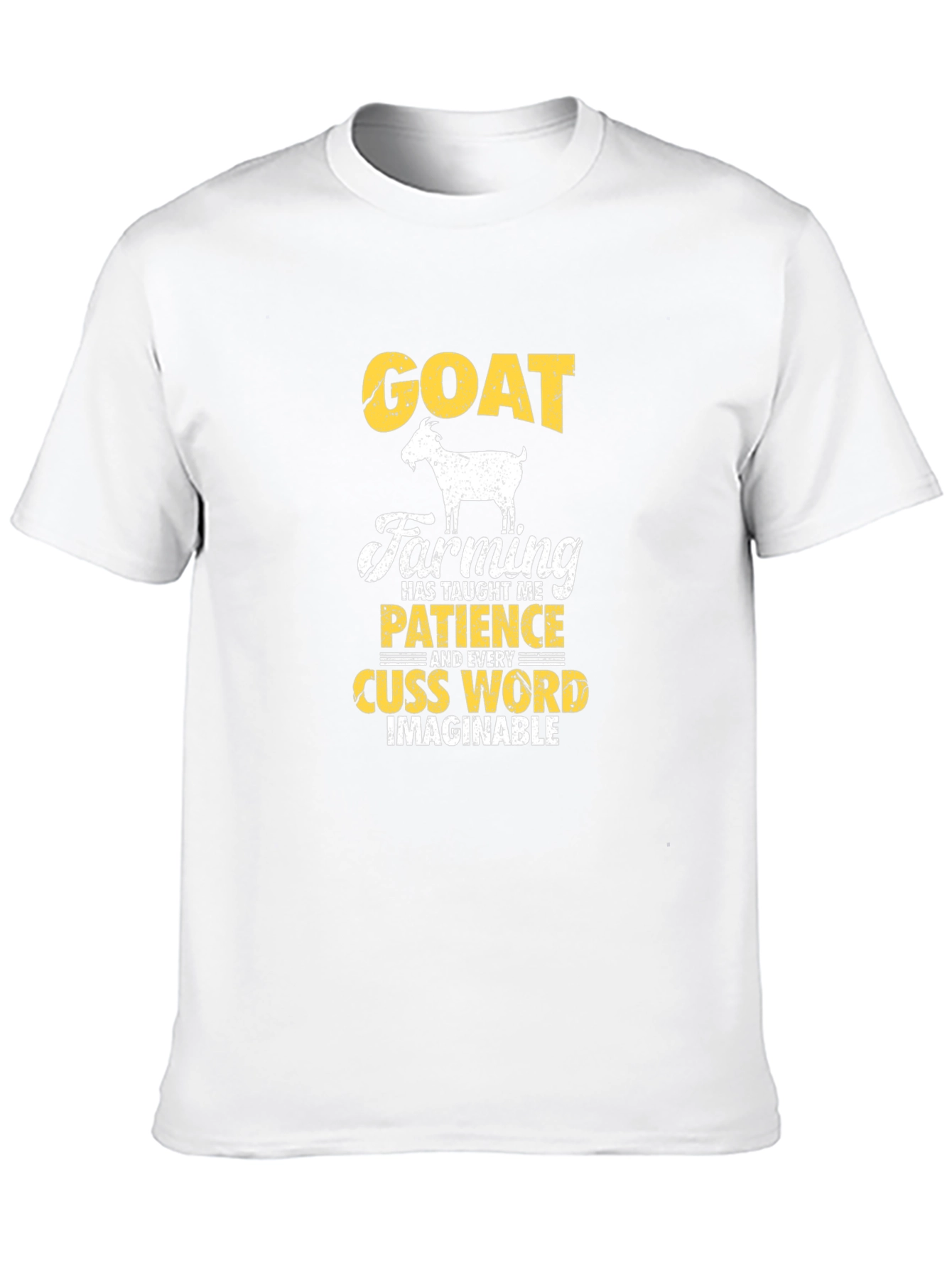 Black Goat Farming T-Shirt: Patience and Cuss Words view 10