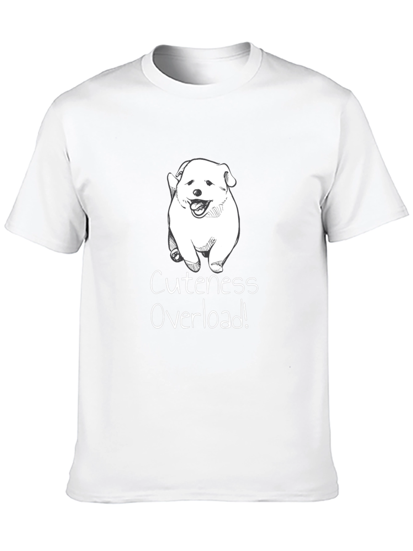 Black Cuteness Overload T-Shirt view 10