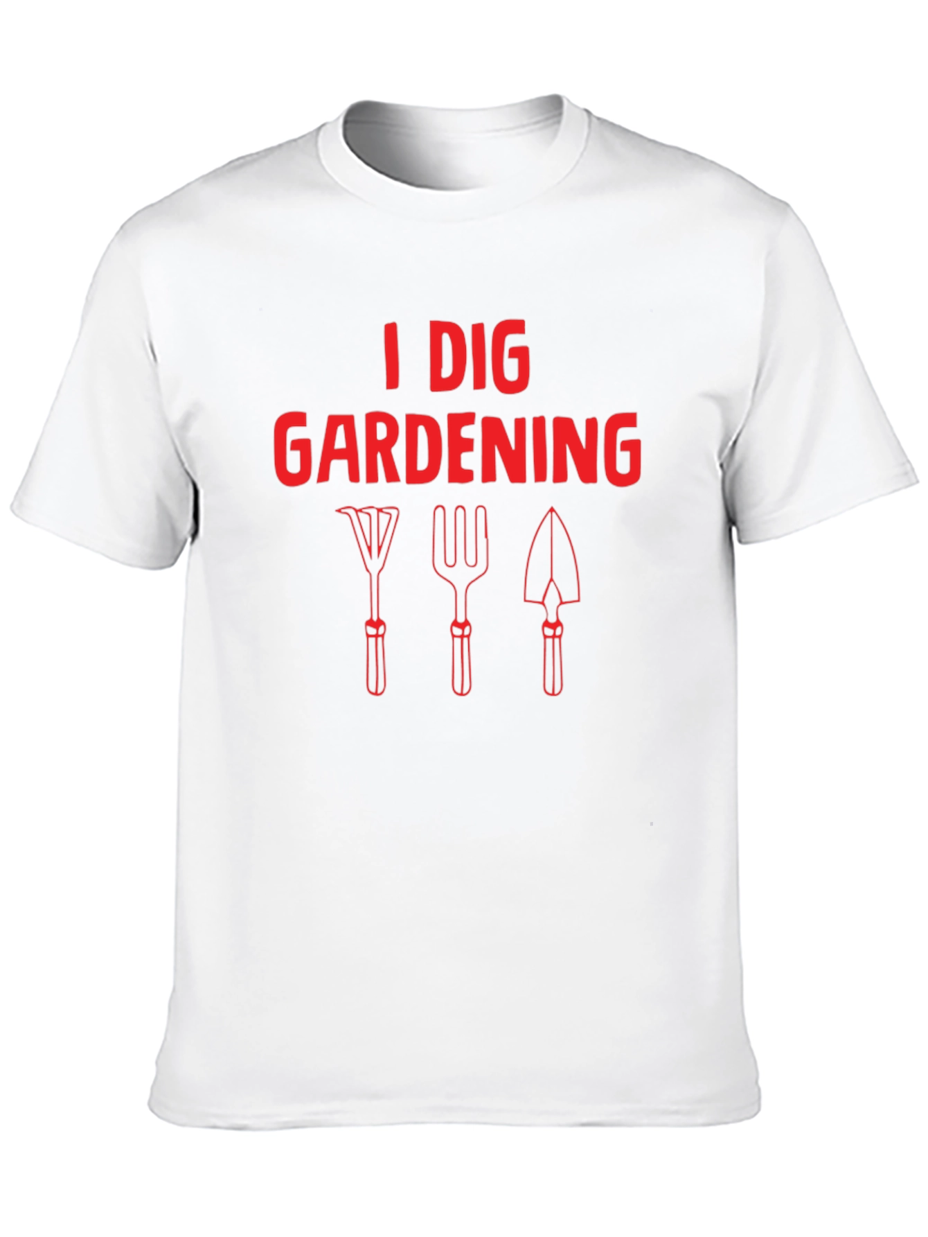 Black I Dig Gardening Graphic T-Shirt view 10