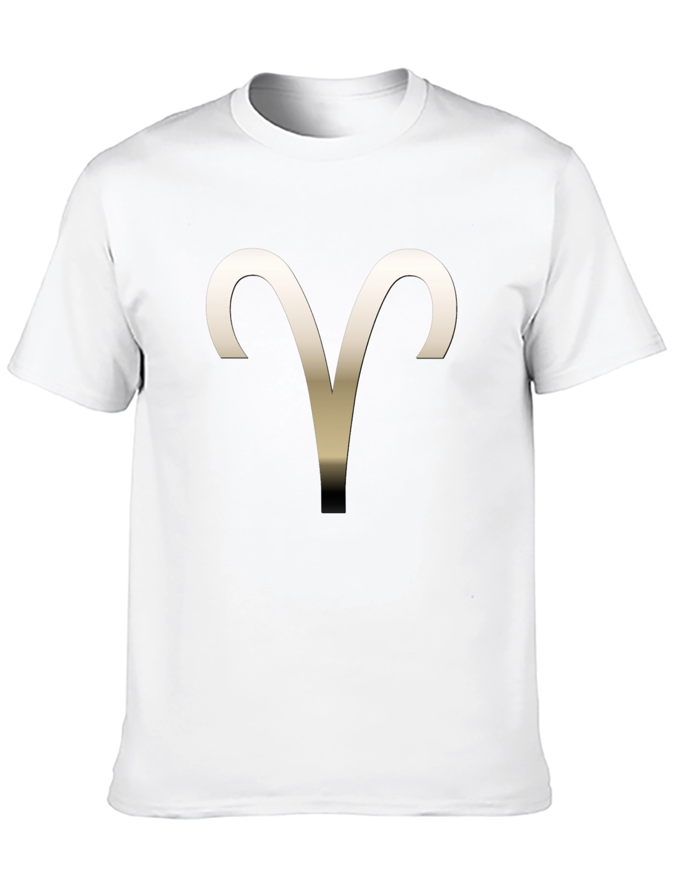 Black Aries Zodiac Sign Graphic Tee view 10