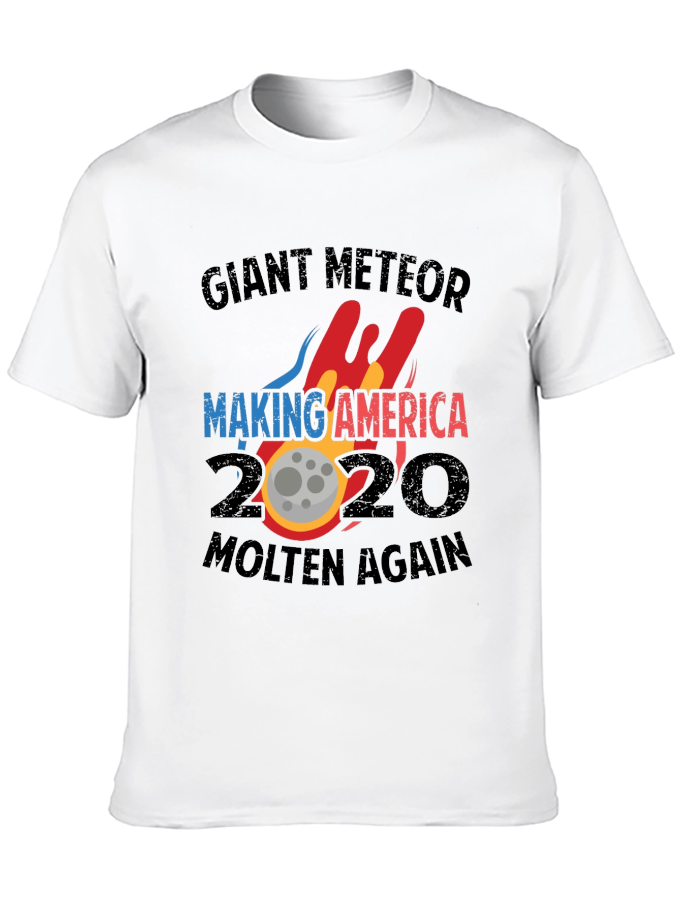 Black Giant Meteor Making America Molten Again 2020 T-Shirt view 10