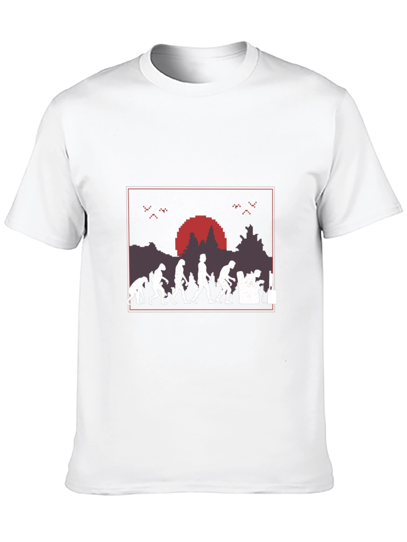 Black Evolution of Gamer Graphic T-Shirt view 10