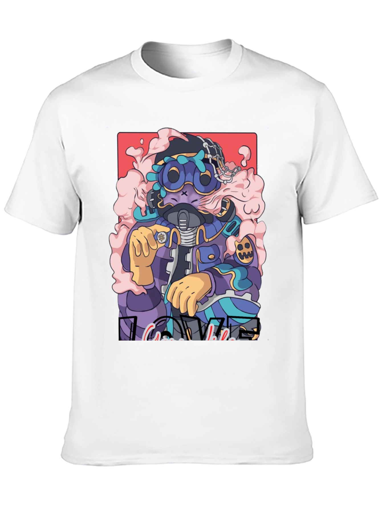 Black Urban Cartoon Graphic Tee view 10