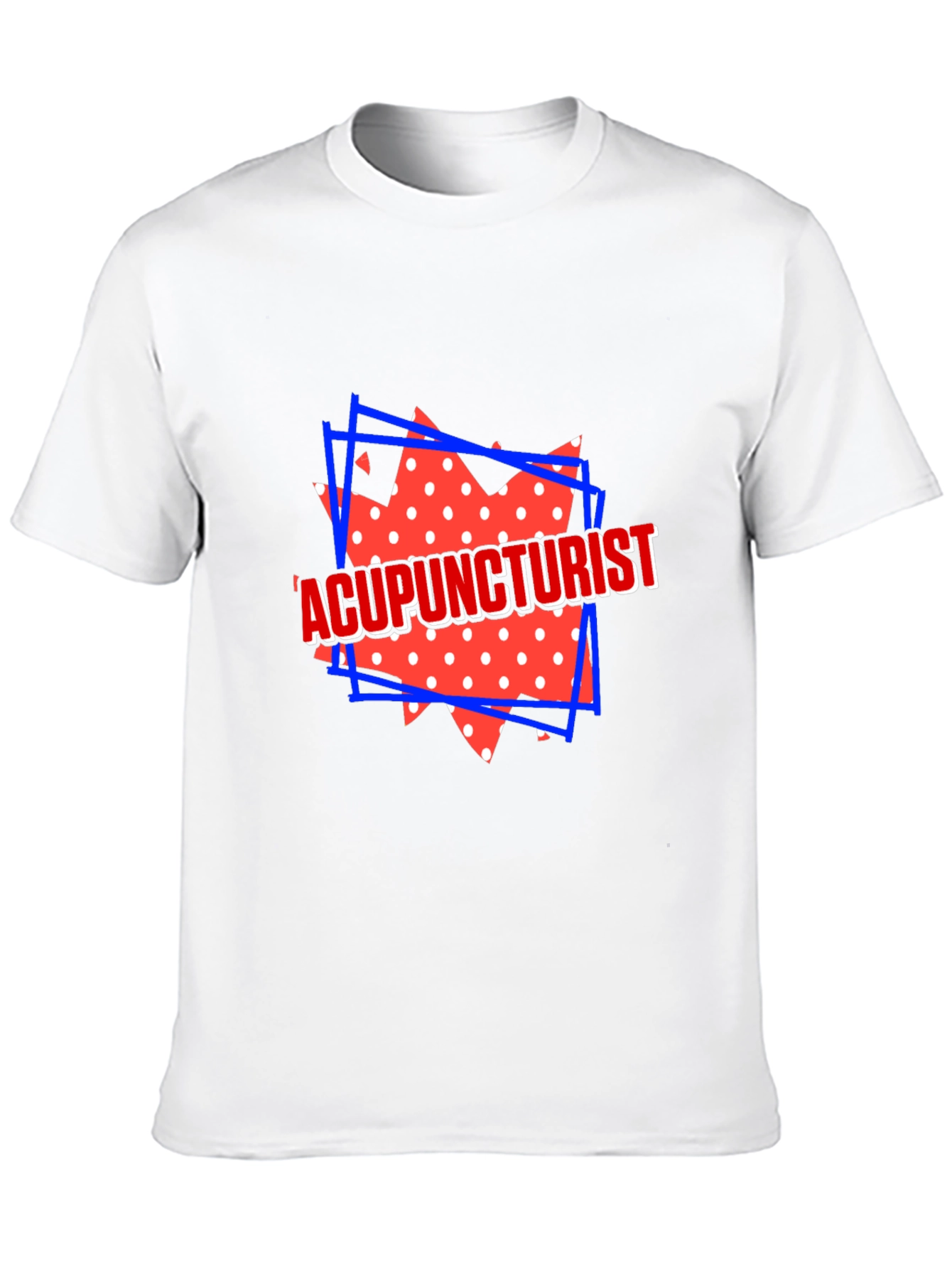 Black Acupuncturist Graphic Tee - Novelty Design Shirt view 10