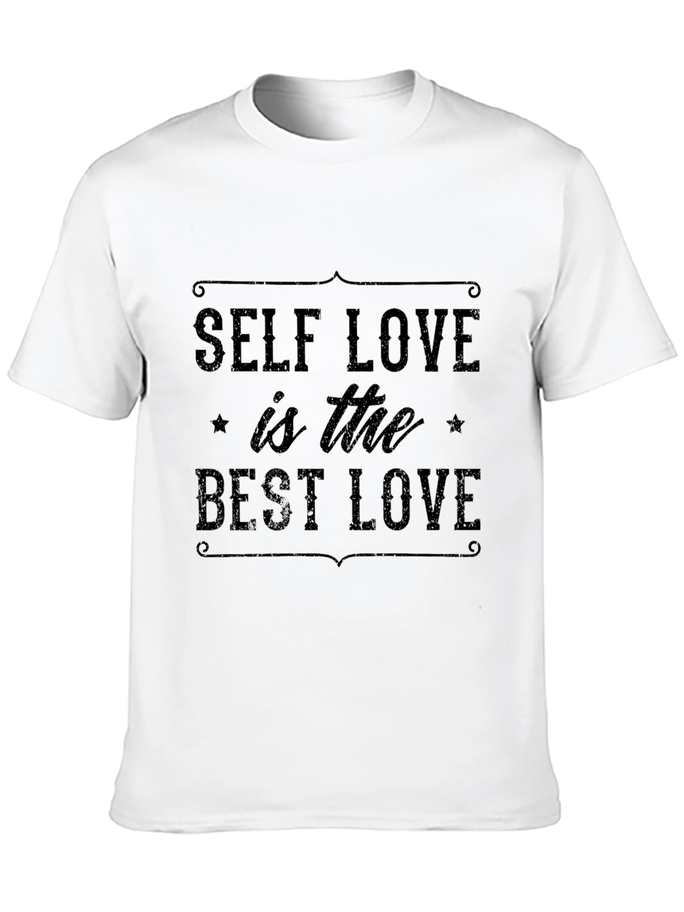 Black Self Love is the Best Love T-Shirt Black view 10