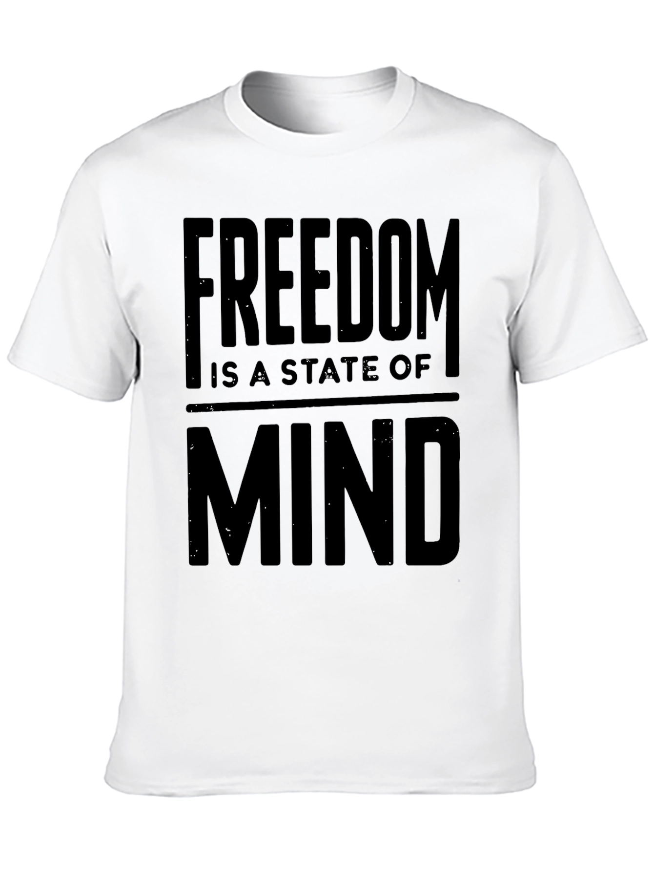 Black Freedom State of Mind Graphic Tee view 10