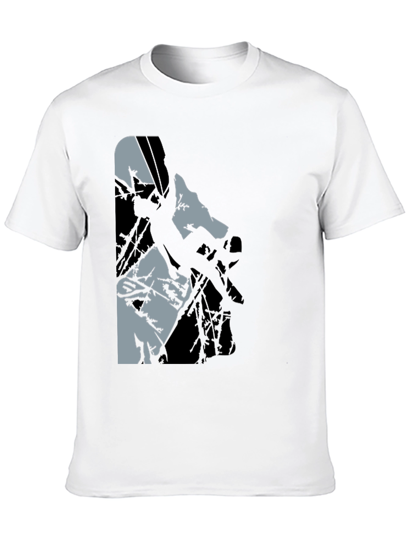 Black Black Graphic Tee: Climbing Silhouette view 10