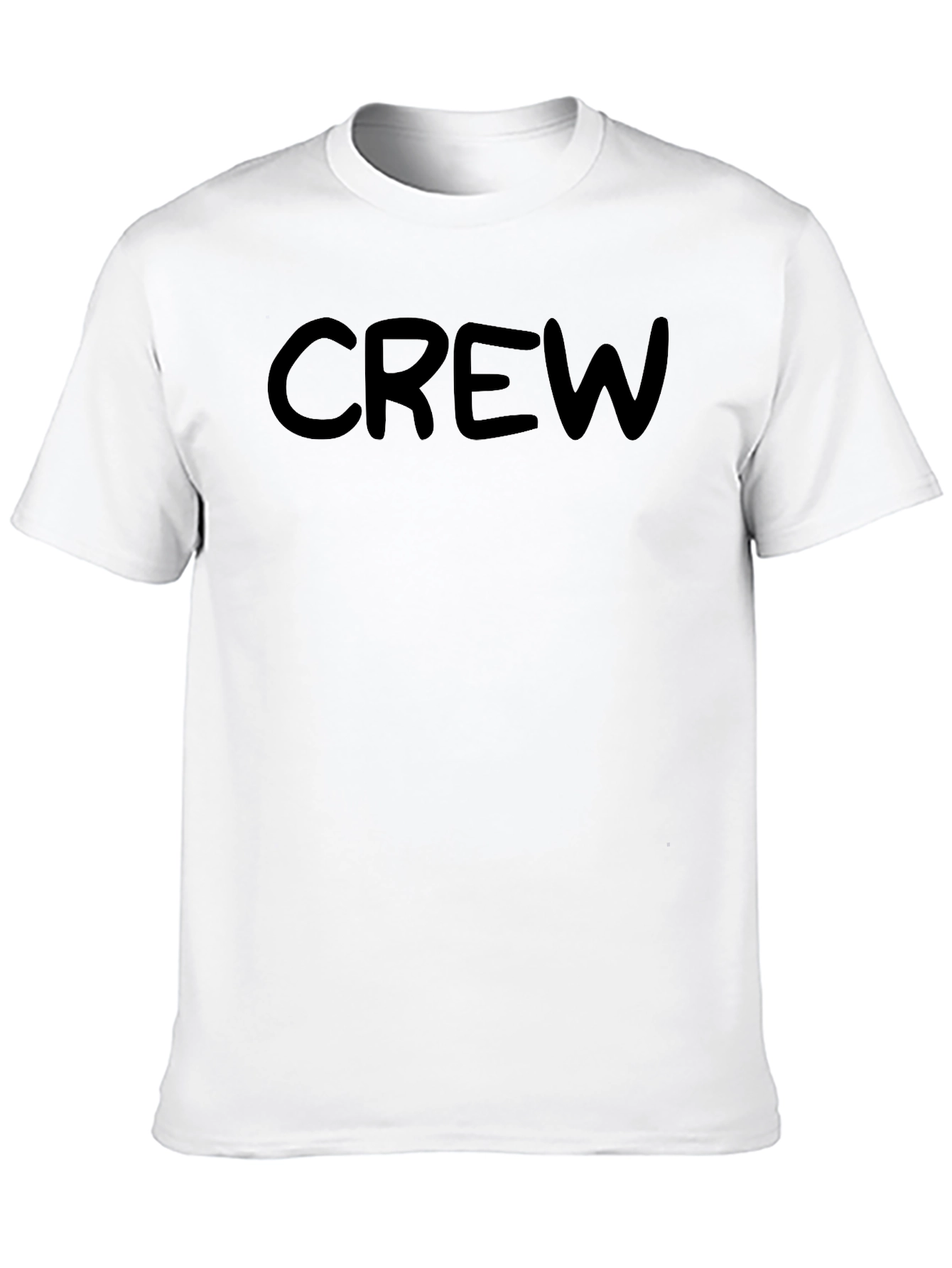 Black Crew Neck Black T-Shirt view 10