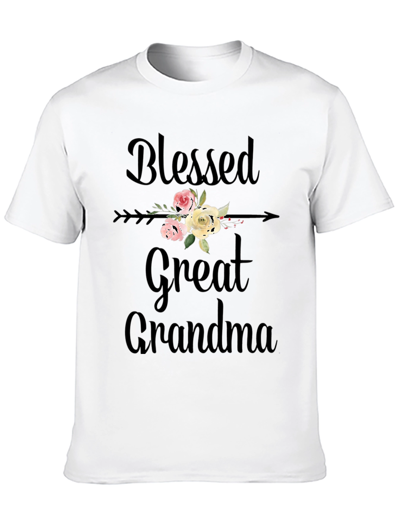 Black Blessed Great Grandma Graphic T-Shirt view 10