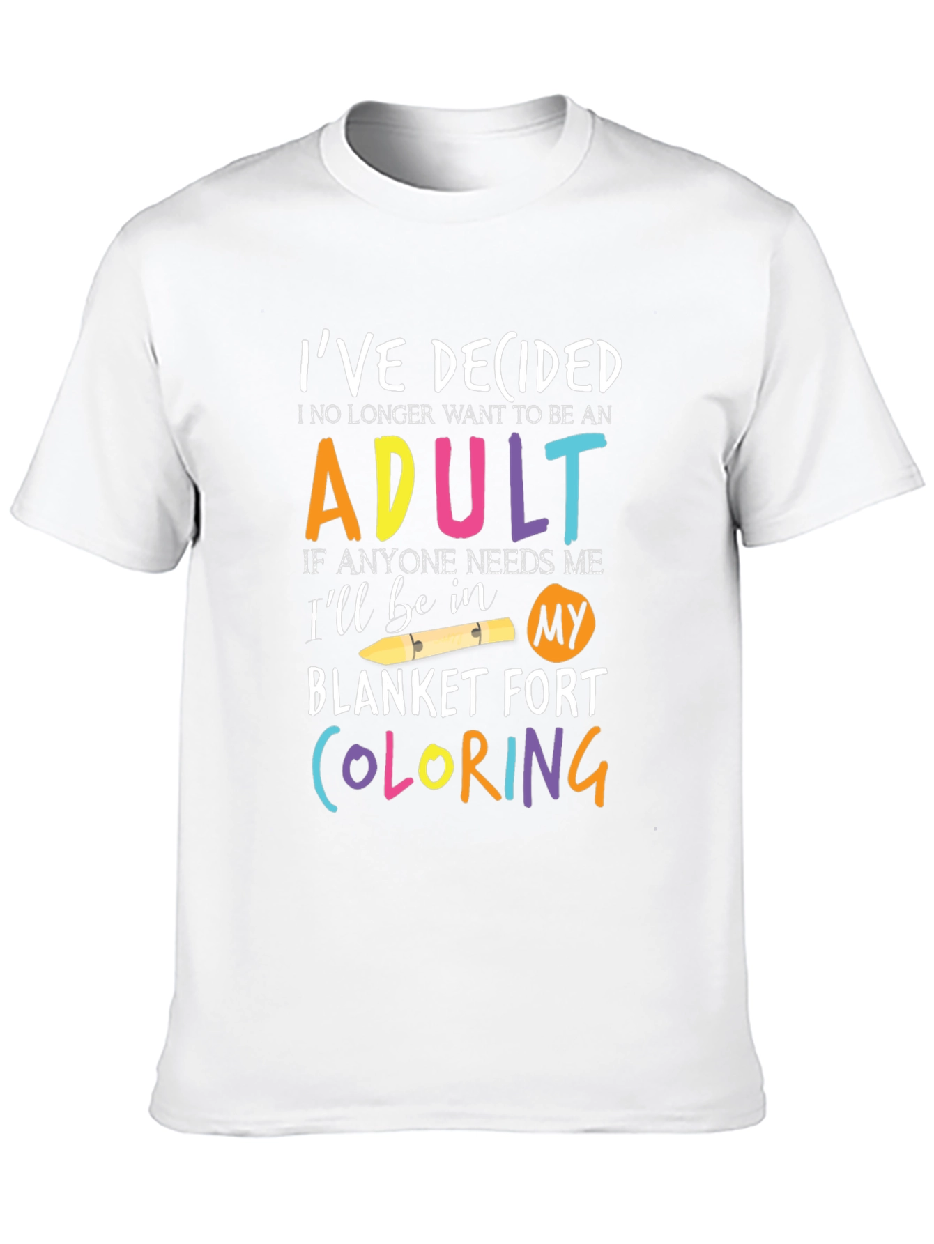 Black Funny Adulting T-Shirt view 10