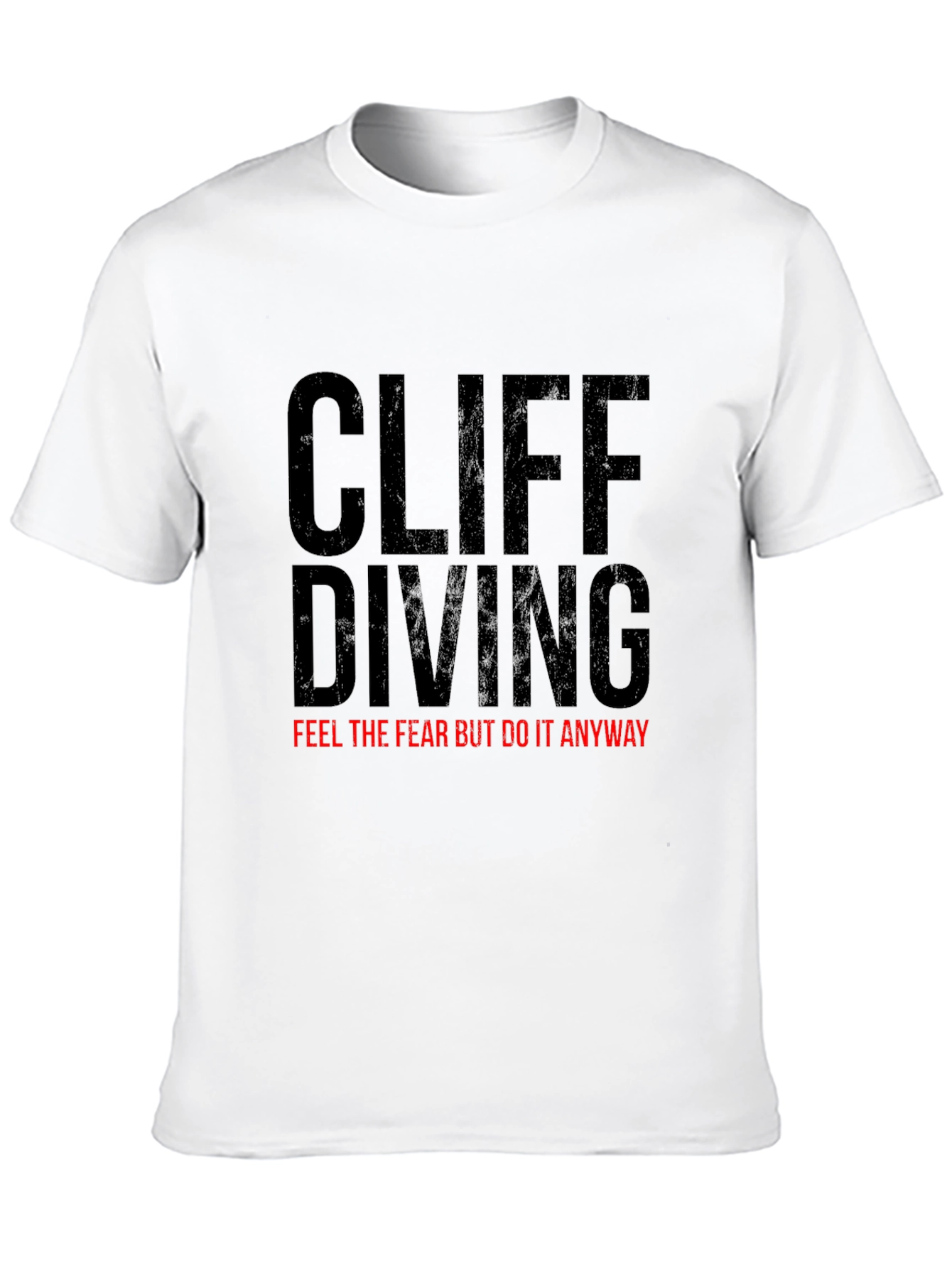 Black Cliff Diving Graphic T-Shirt - Black view 10
