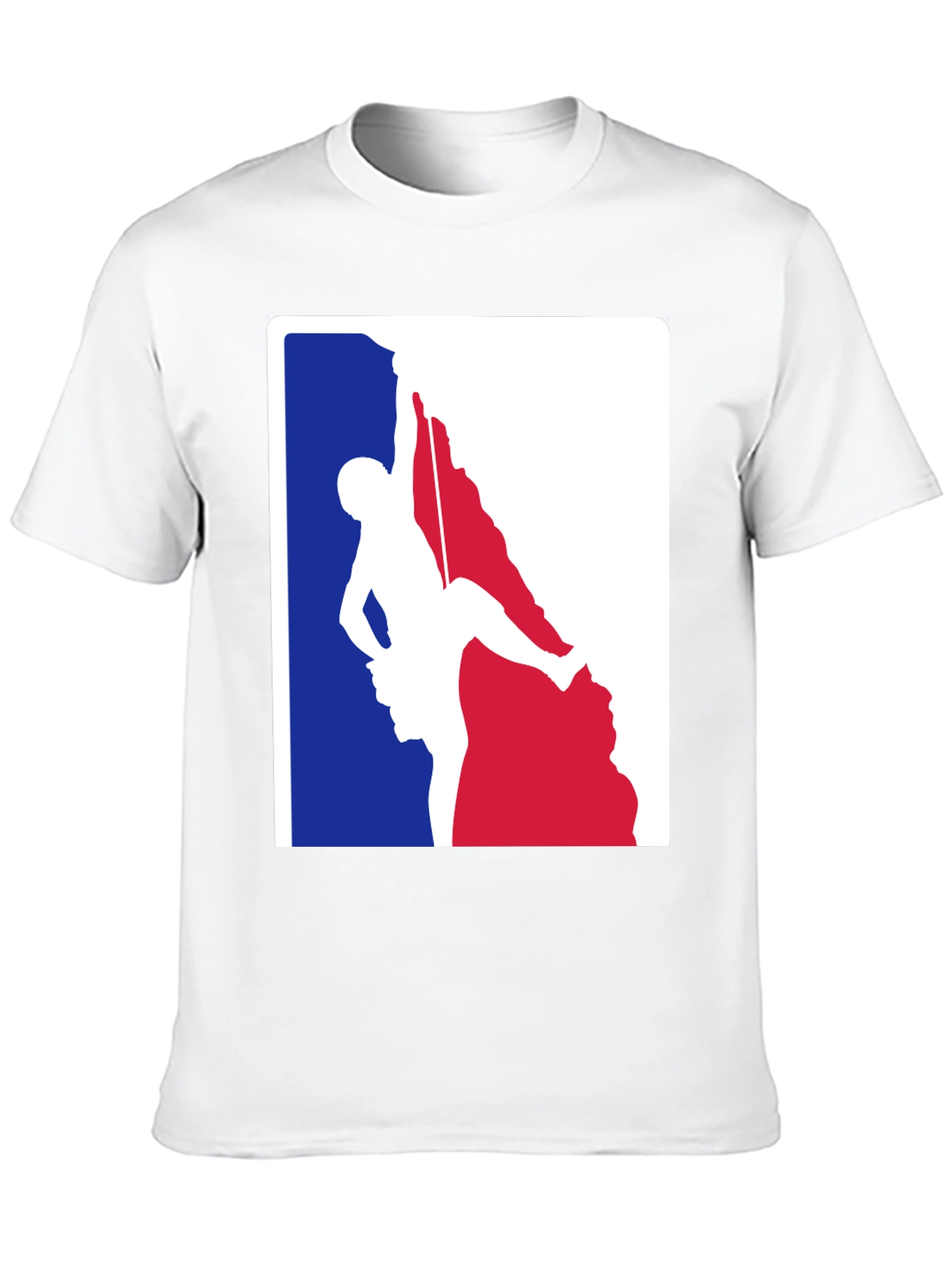 Black Climbing Graphic T-Shirt - Black Cotton Blend view 10