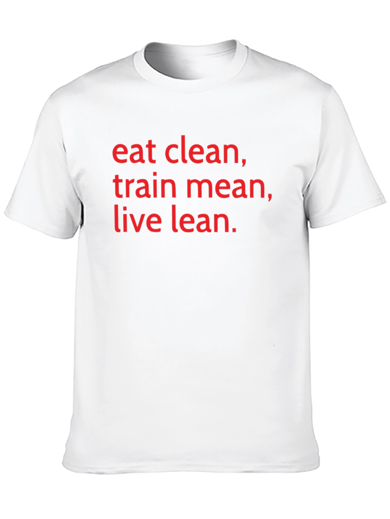 Black Eat Clean Train Mean Live Lean Black Tee view 10