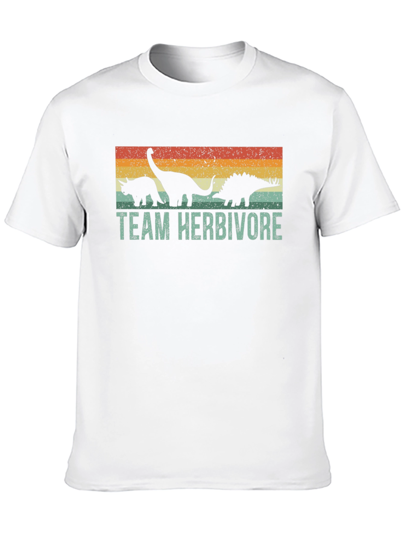 Black Team Herbivore Dinosaur Graphic T-Shirt view 10