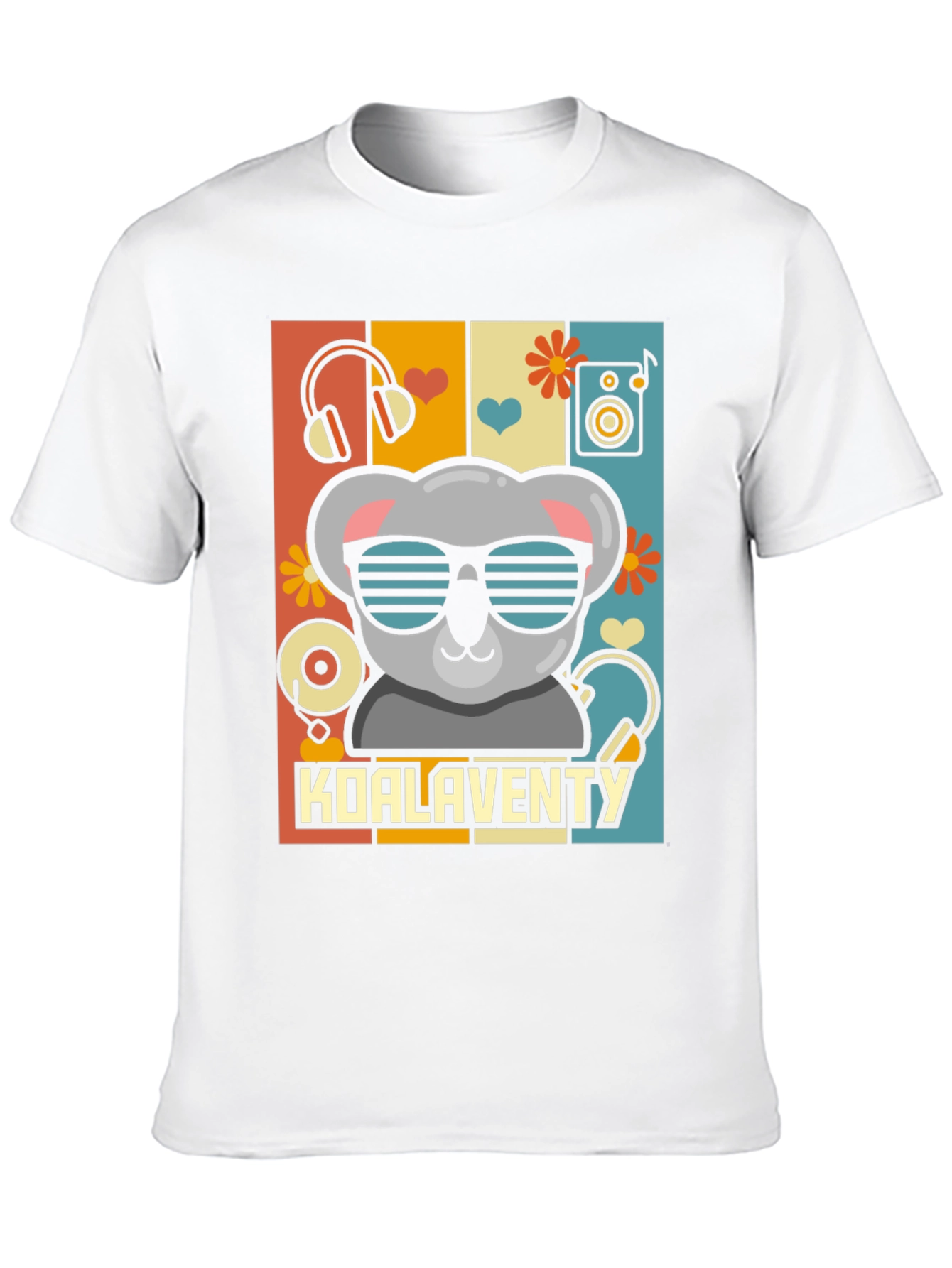 Black Koalaventy Music Lover T-Shirt view 10