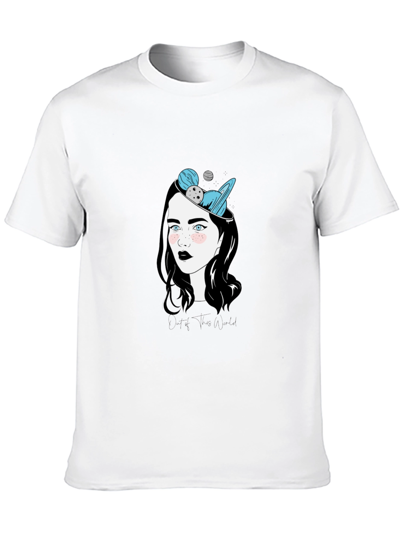 Black Cosmic Mind T-Shirt - Unisex Graphic Tee view 10