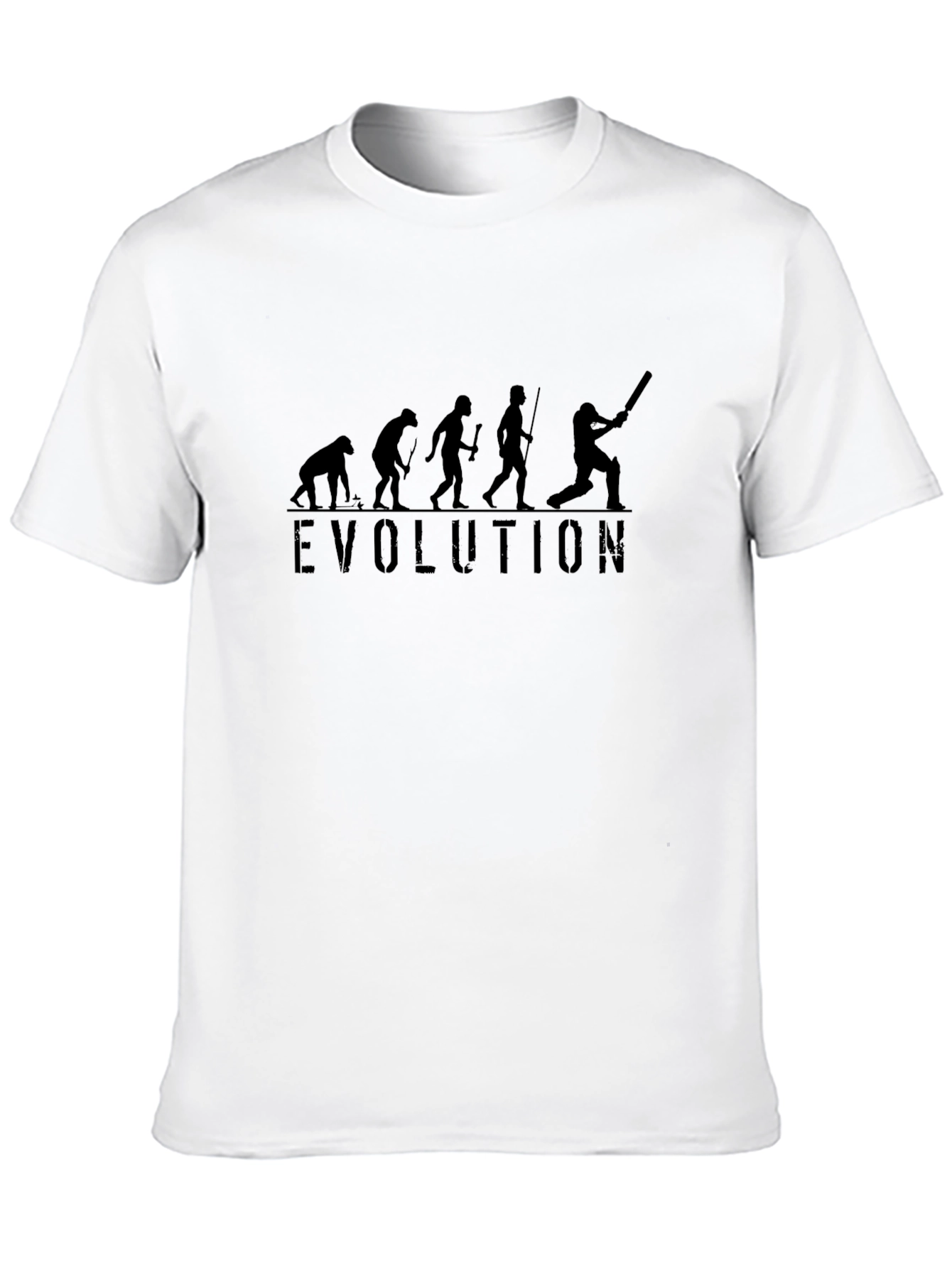 Evolution of Cricket Black Graphic T-Shirt - 10