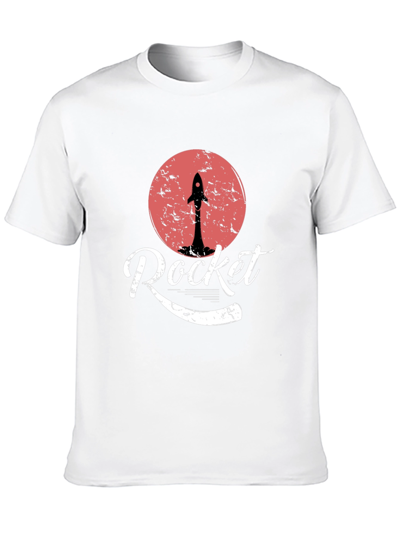 Black Retro Rocket T-Shirt - Blast Off in Style! view 10